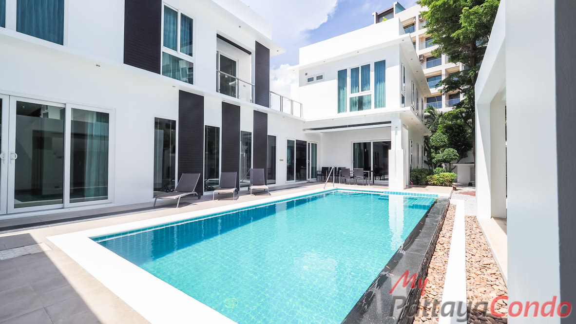 Palm Oasis Pool Villa Pattaya House For Sale - HJPO01-3