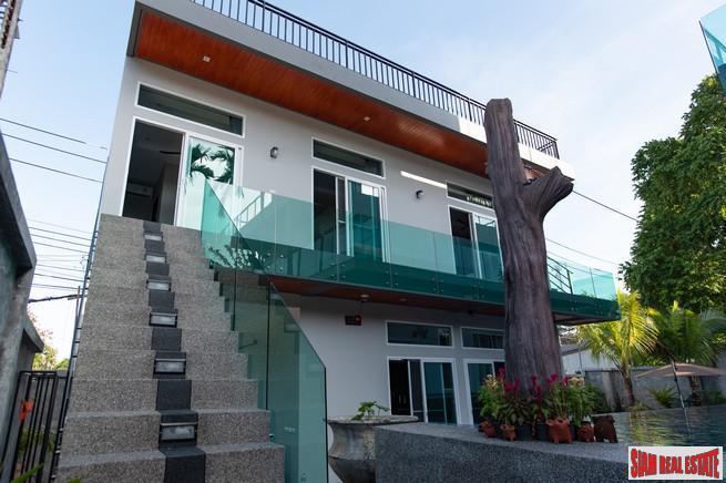 Unique Eight Bedroom + Rooftop Terrace Sea View Pool Villa for Rent in Rawai/Sai Yuan-2