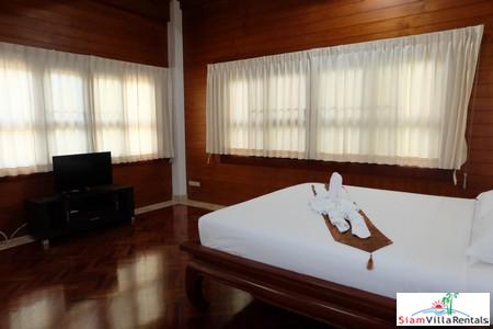 Contemporary Thai Teak Four Bedroom Pool Villa for Rent in Rawai-9