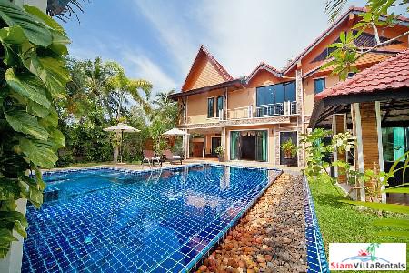 Four Bedroom Tropical Modern Bang Tao Pool Villa for Rent