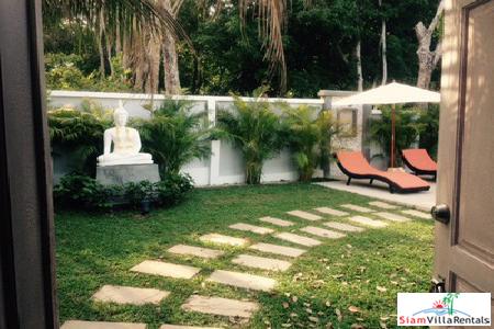 Three Bedroom Pool Villa with Lovely Garden and Terrace in Rawai for Rent