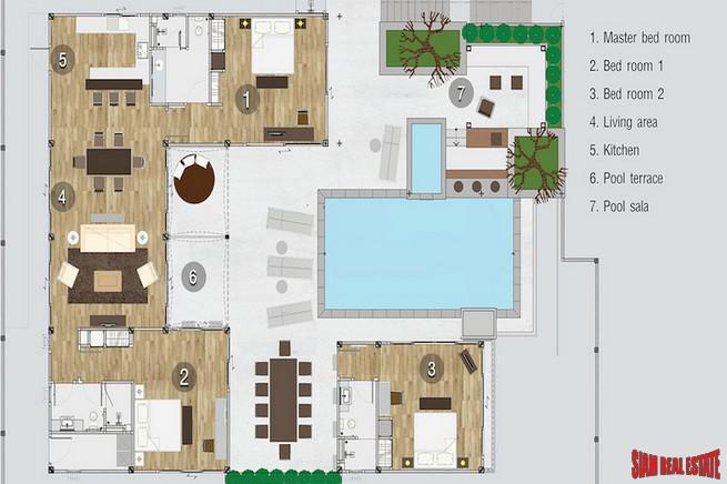 Modern Four Bedroom Sea View Pool Villa In Secluded Rawai