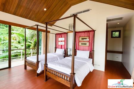 Panoramic Ocean and Lush Mountain Views from this Three Bedroom in Nai Thon