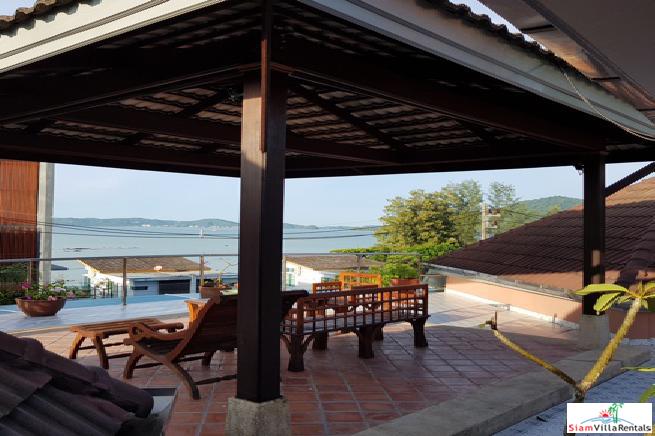 Contemporary Thai Style Three Bedroom House with Fantastic Sea Views in Rawai