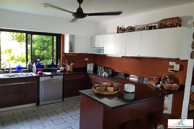 Contemporary Thai Style Three Bedroom House with Fantastic Sea Views in Rawai