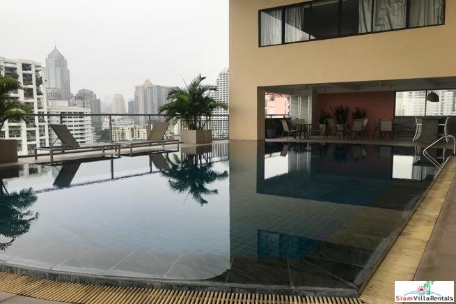 Lake Green | Fabulous City Views from this Two Bedroom Condo Near Benchakiti Park, Nana-23