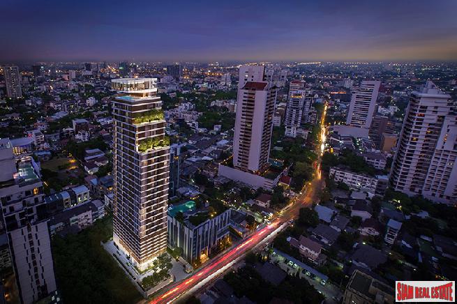 Luxury New Condo Nearing Completion by Japanese and Thai Developers Located between Thong Lor and Ekkamai - One Bed Units - Free Full Furniture or Cash Discount!-1