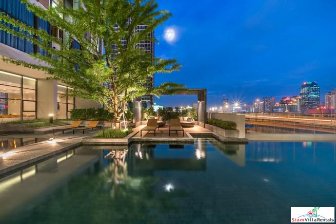 Chewathai Residence Asoke | Cozy Modern One Bedroom Duplex for Rent in Phra Ram 9