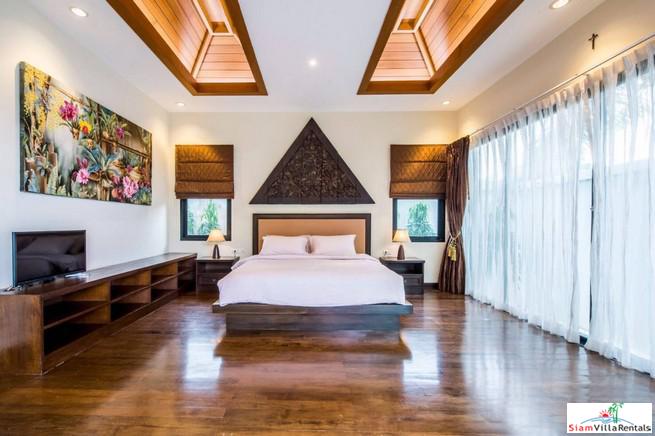 Beautiful Thai-Balinese Five Bedrooms Pool Villa for Rent in Kamala-10