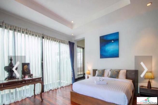 Beautiful Thai-Balinese Five Bedrooms Pool Villa for Rent in Kamala