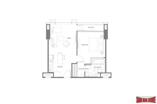 Exceptional One Bedroom Condos in a New Development at BTS Thong Lor - 1 Bed Units-15