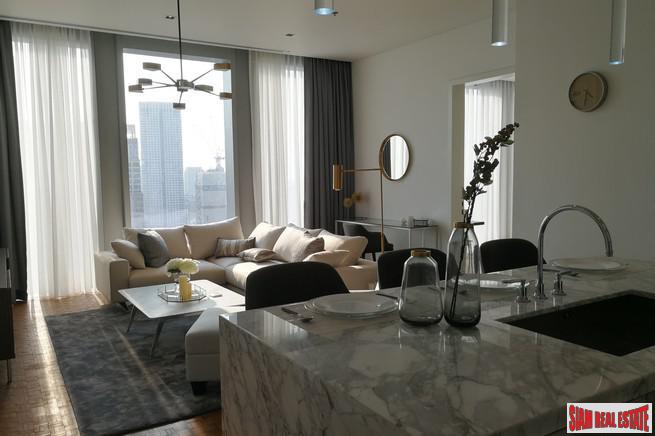 The Ritz-Carlton Residences at MahaNakhon | New Modern Two Bedroom Chong Nonsi Condo with Impressive River and City Views