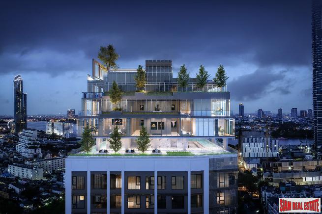 Nearing Completion is this Low Density Luxury Condos suited for Living and Investment at Charoenkrung Road, Sathorn - 1 Bed Units - Discount and 6% Rental Guarantee for 2 Years!-0