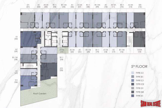 3 Bed Duplex Unit in New Development Built 500 M. from New Orange MRT Line in Rama 9-17