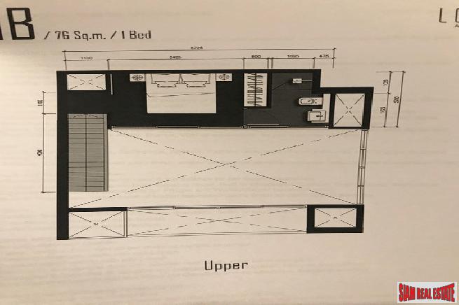 The Lofts Asoke | Luxury Newly Completed One Bed Duplex Corner Unit on High Floor-23
