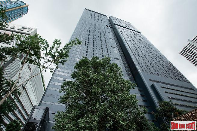 Luxury High-Rise Completed Condo at Asoke Intersection - Two Bed Units - Only 2 Units Left!-0