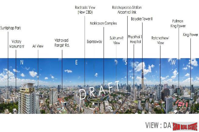 Just Completed Luxury High-Rise Condo with 360 Roof Pool at Victory Monument, Phaya Thai - Studio Units-29