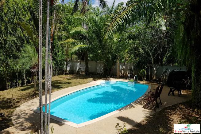 Large Private Four Bedroom House with Pool for Rent on One Rai of Land in Chalong-1