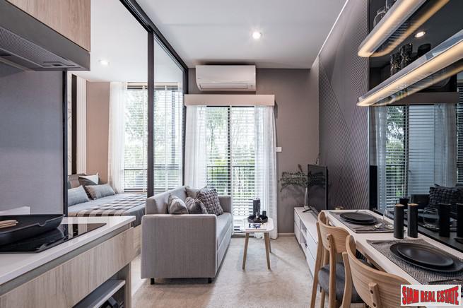 New Value High-Rise Condo by Leading Thai Developer at Srinakarin Road, next to New MRT Si La Salle - One Bed Units-5