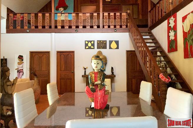 Thai Style Three Bedroom Pool Villa with Large Garden for Sale in Rawai-2