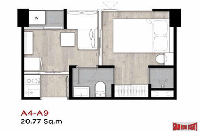 New Modern Low-Rise Condo with Unique Unit Types at Ladprao, Chatuchak - 5% Rental Guarantee for 3 Years! 1 Bed Units-2