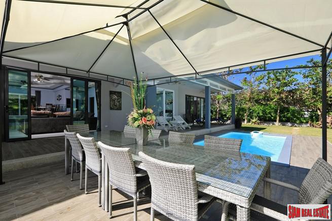 Private Five Bedroom Pool Villa with Spacious Rooms and Large Gardens for Sale in Kamala-7