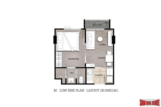 New Ramkhamhaeng Development with Excellent Modern Facilities - Two Bedroom-11