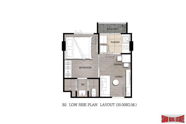New Ramkhamhaeng Development with Excellent Modern Facilities - Two Bedroom-12