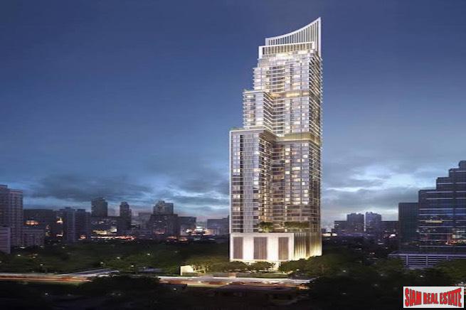 The ESSE Asoke | City Views from this 44th Floor Luxury Two Bed Condo - Last Chance, Special Price-0