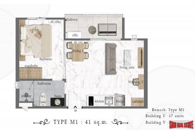 New Rawai Development with 7 Pools and Green Areas - One Bedroom-16