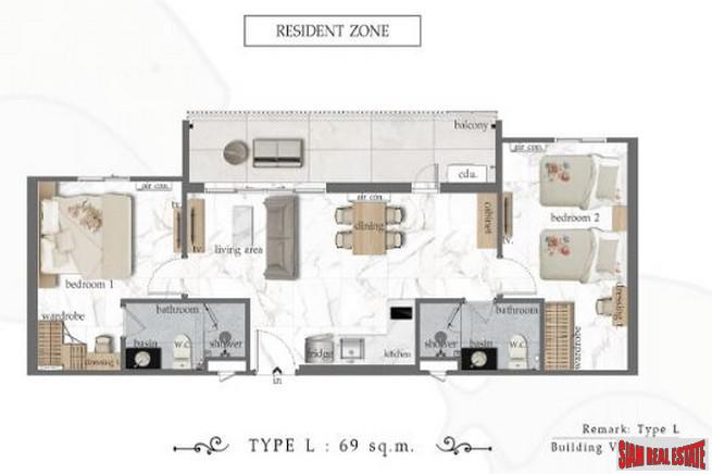 New Rawai Development with 7 Pools and Green Areas - One Bedroom-17