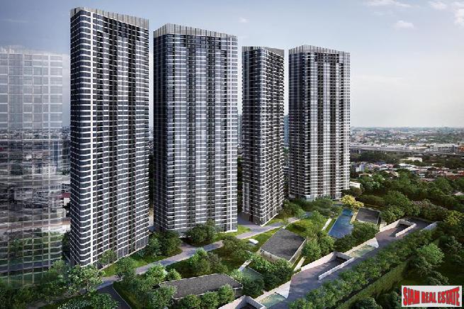 New Off-Plan Mega Project of Condos in Green Surroundings with River and City Views at Sukhumvit 64, Punnawithi - 2 Bed 45 sqm Units-2