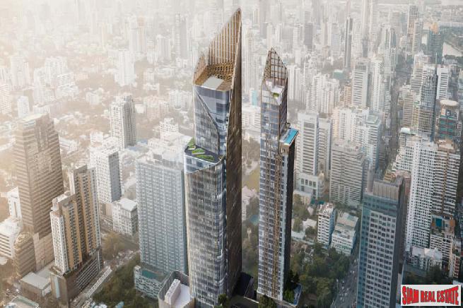 Newly Completed Luxury Mixed Use High-Rise Condo with Grade A Office and Luxury Mall at Asoke - 2 Bed Units - Apply for Special Prices!-0