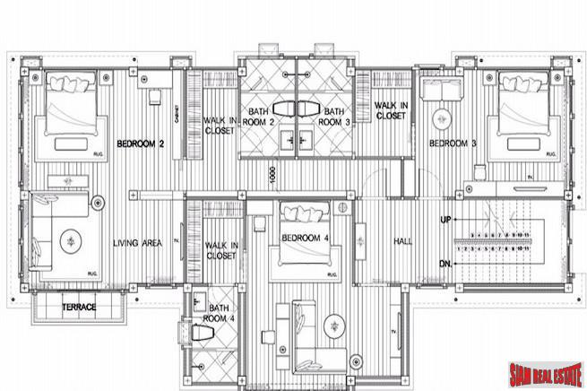 New Modern Five Bedroom Family-Style Home with Rooftop Terrace and 4 Parking Stalls for Sale in Ari-20