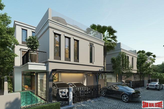 Boutique Estate of only 8 Luxury Homes with Private Pool at Phahon Yothin, near BTS, Chatuchak Area-0