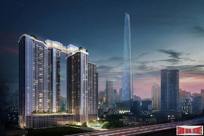 Newly Completed Mega Project with 2,400 Sqm of Sky Facilities only 300 metres to MRT Phra Ram 9, Rama 9 Road - 1 Bed Units-2