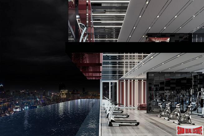 Nearing Completion is this High-Rise Condo with Huge Facilities and Unique Designs only 300 metres to MRT Phra Ram 9, Rama 9 Road - 2 Bed Units-3
