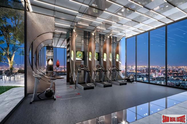 Hot New Luxury High-Rise Condo at the New Central Business District next to MRT Huai Khwang - 1 Bed Units - Free Full Furniture and Discount!-7