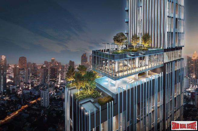 Penthouse Units at New Exciting High-Rise Condo at Asoke - 78.6 Sqm