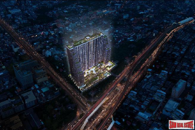Life Sathorn-Sierra | New High-Rise Condo only 150 metres to BTS with Amazing Facilities at Sathorn by Leading Thai Developer - 1 Bed 32 Sqm Unit with City Views to the East on the 28th Floor