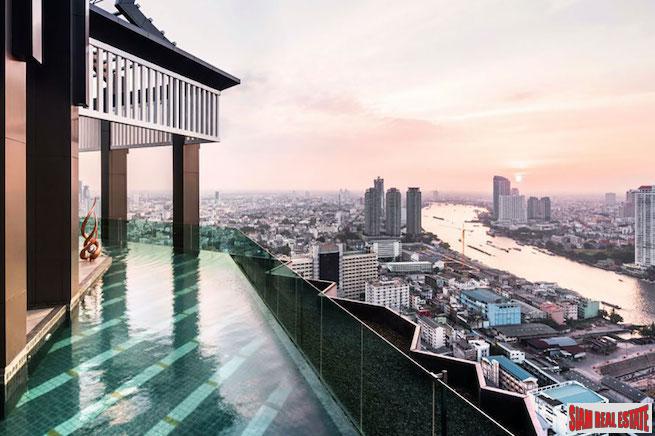 Rhythm Sathorn | Furnished Two Bedroom Condo with Beautiful City Views for Rent in Sathorn-0