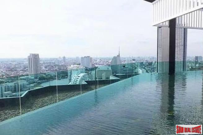 Rhythm Sathorn | Furnished Two Bedroom Condo with Beautiful City Views for Rent in Sathorn