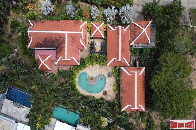 Baan Bua | Seven Bedroom Thai Style Compound for Sale in an Exclusive Nai Harn Estate-2