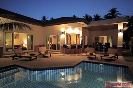 Tamarind Villas | Classy Four Bedroom House with Private Swimming Pool For Long Term Rent at Chalong