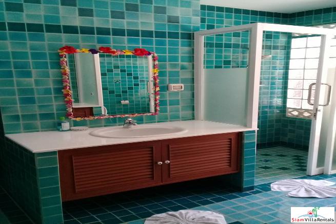 Beautiful Modern Teak House for Rent in the Nai Harn Hills-20