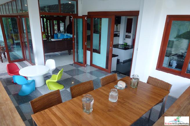 Beautiful Modern Teak House for Rent in the Nai Harn Hills