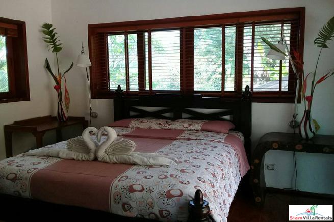 Beautiful Modern Teak House for Rent in the Nai Harn Hills-24