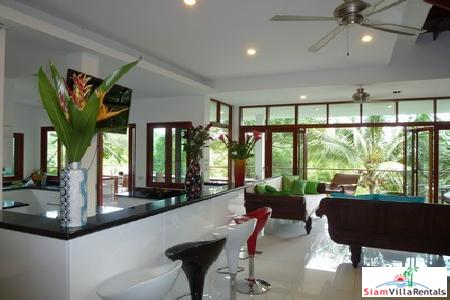 Beautiful Modern Teak House for Rent in the Nai Harn Hills